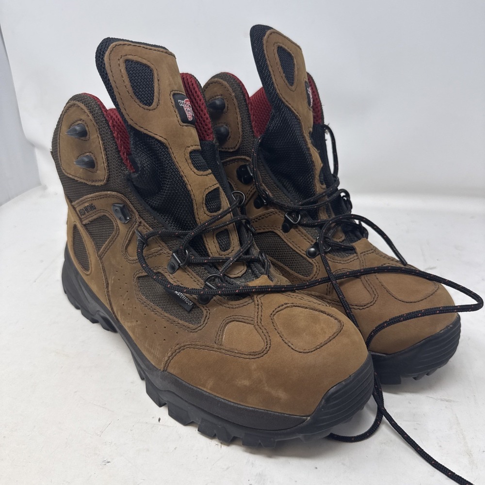NWOB Mens 11E Red Wing 6674 TruHiker Men's 6" Waterproof Aluminum Toe Work Boots